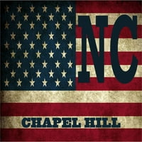 Chapel Hill NC North Carolina Orange County Vintage US zastave naljepnica naljepnica naljepnica vinil