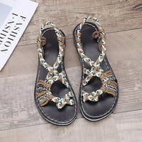 Penskeiy ljetne dame Flip-Flops ravne pete Bohemijske rimske sandale casual flip flops ženske cipele