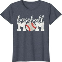 Drvo žene za bejzbol mamiji poklon - navijaju majku dječaka Outfit majica