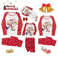 Porodica vekova Uklapanje božićne pidžame set PJS Xmas poklon noćna odjeća za spavanje odjeću