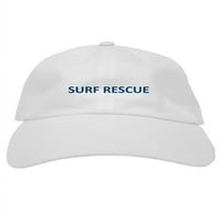 Surf spasilačka kapa za lampicu - bijela s mornaričkim printom, jedna veličina