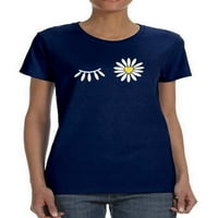 Daisy Wink majica Žene -Image by Shutterstock, ženska srednja sredstva