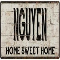 Rustikalni dom Sweet Home Poklon Metalni dekor 206180084057