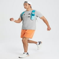 Muške trke za trčanje Brzi suhi kratki rukav vrhovi UPF30 + Wilure Wicking atletska majica za stazu