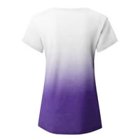 Hanxiulin majica za žene sa bluzom u obliku kratkih rukava m