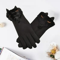 Zimske rukavice za muškarce žene, ženske rukavice od antilop tople zimske rukavice sa t-ouch ekranom