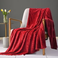 Vnanda Fine Fluff Blaket flanel pokrivač pune boje ugodno prašnjavo stilski lagani udoban dodir za toplim