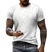 JPLZI muške tiskane majice kratkih rukava modna casual udobna