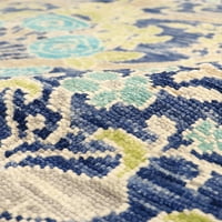 Pasargad Početna Oushak Kolekcija Ručno čvorište vune plave površine Rug-10 '3 14' 0