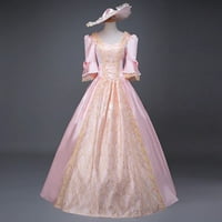 WHLBF vruća ružičasta haljina za žene plus veličine, ljetno čišćenje Ženske haljine modal vintage gotičke