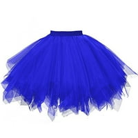 Wofedyo suknje za žene Maxi suknja Žene nagnute gaze kratka suknja za odrasle Tutu plesačke suknje Culottes