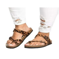 Zodanni ženske sandale Ljetne noge plaža Plaža Ravna sandala Comfort Ležerne cipele Hodanje kopče za