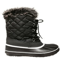 Žene srednje telete tople sniježne čizme Vodootporne vanjske neklizne cipele