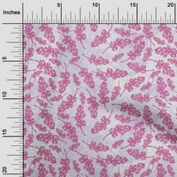 Onuone svilena tabby Fuschia ružičasta tkanina odlazi šivaći zanatske projekte Tkanini otisci sa dvorištem