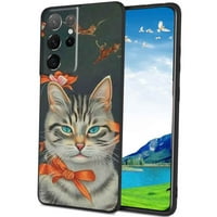 Kompatibilan sa Samsung Galaxy S Ultra Telefonom telefona, Cat-Kitty - Case Silikon zaštitni za teen