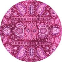 Ahgly Company u zatvorenom okruglom sažetkom ružičaste moderne prostirke, 8 '