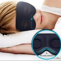 Maska za vrijeme spavanja za muškarce i žene koji blokiraju masku za oči meka i udobna O2V1