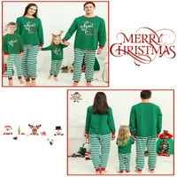 Saeaby Family Pajamas Božićni podudaranje Set Božićna odjeća za spavanje Pajamas PAJAMAS PAJAMAS setovi