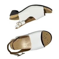 AMLBB sandale za žene Ugodne elegantne cipele sa niskim cipelama Žene Ljetne guste pete Sandale pumpe