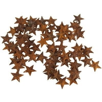 Mini metalni rustikalni zvijezda Božićni dekor ,, 100-komad