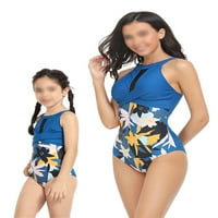 Voguele Maina i kćeri Porodični kupaći kostimi One hawy odjeća bez rukava bez rukava-djece-dječji kupaći