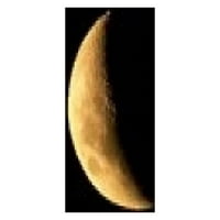 Polumjesec Moon, Ashburton, South Island, Novi Zeland Poster Print od Davida zida