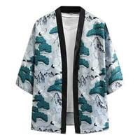 Ljeto tiskonirano Kimono muške kardigan japanska majica ne pozicioniranje Ispis