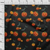 Onuone Rayon Crna tkanina Halloween Haljina Materijal Materijal Tkanina od dvorišta široko