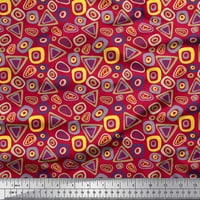Tkanina od pamučne patke Soimoi Geometrijski mali otisak šivaći tkaninski dvorište široko