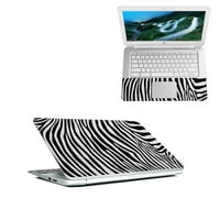 Ugljični vlakno naljepnica za kožu Kompatibilan sa HP Chromebook 14 dizajna naljepnica Crna Zebra
