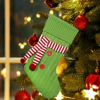 Božićne čarape ukrasi ručno rađeni švedski gnome santa elf xmas porodične čarape, kamin viseći za božićni