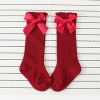 Dom treba nova dječja dječja djevojaka Big Bow koljena Visoka mekane pamučne čipke Dječje čarape