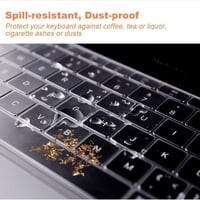Ultra tanka TPU tastatura kože za MacBook Pro sa dodirnim ID-om tipkovnice zaštitna koža