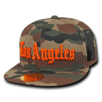 Ničega nigdje maskirne kapice kape kape za muškarce, žene u Los Angelesu narančasto