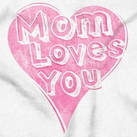 Mama te voli srce majke Dan ženske grafičke majice Tees Brisco brendovi 4x