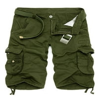 Muški klasični tanki fit pamučni teretni kratke hlače Multi džep na otvorenom planinarski radne hlače
