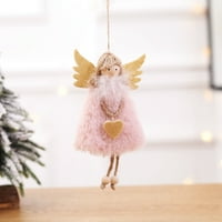 HGW Početna Dekor Božićni anđeo Ornament Božićno drvce Viseće ukras Privjesak Poklon Novo