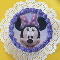 9.5 Prekinujte okrugla slatka miša jestiva slika za vašu tortu