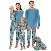 Mama i me pidžama Organska pamučna odjeća za spavanje porodice podudaranje PJS set veličine 110-170