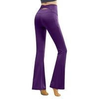 Ženski uzročni ljetni čvrsti elastični viski struk Slim hlače Yoga Sportske casual pantalone koje rade