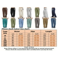 NOLLA muške hlače elastične struine pantalone u boji čvrste boje Drće muški baggy loungewebr ćoring