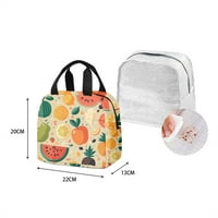Šarena lubenica narančastog limuna kivi voćna voća porodica cool ručak bo torbice za ručak za djecu