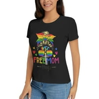 Rooruns ženska majica kratkih rukava mama mama zagrljaja besplatna mama zagrljaja inkluzivna podor LGBTQIA