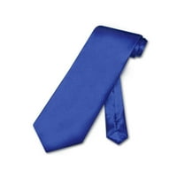 Biagio Muška svilena haljina prsluka i kravata Čvrsta kraljevska plava boja kravate set med