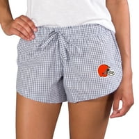 Ženski koncepti Sport Grey Cleveland Browns Tradicija Tkane kratke hlače