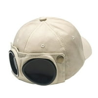 Ljetna prozračna UV zaštita vrhunska kapa sunčana šešir pilot šešira za bejzbol kapa bež