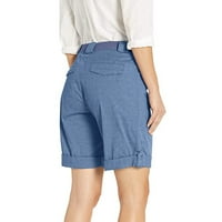 DrpGunly šorc za žene udobne ljetne kratke hlače iz džepova elastičnih struka casual pantalone na plaži