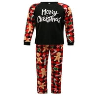 Božićna porodica koja odgovara pidžami za žene Jammies Muška odjeća za spavanje s dugim rukavima PJS