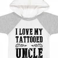 Inktastic volim svoj tetovirani ujak poklon baby boyysuit