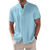 Muška majica kratkih rukava Summer casual s kratkim rukavima Regular Fit Beachhing Mahune Sky Blue 2xl
